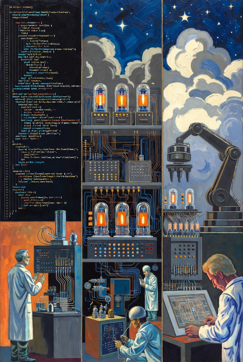 Field technician installing weather monitoring equipment
